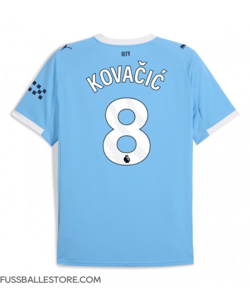 Günstige Manchester City Mateo Kovacic #8 Heimtrikot 2025-26 Kurzarm Günstige Manchester City Mateo Kovacic #8 Heimtrikot 2025-26 Kurzarm